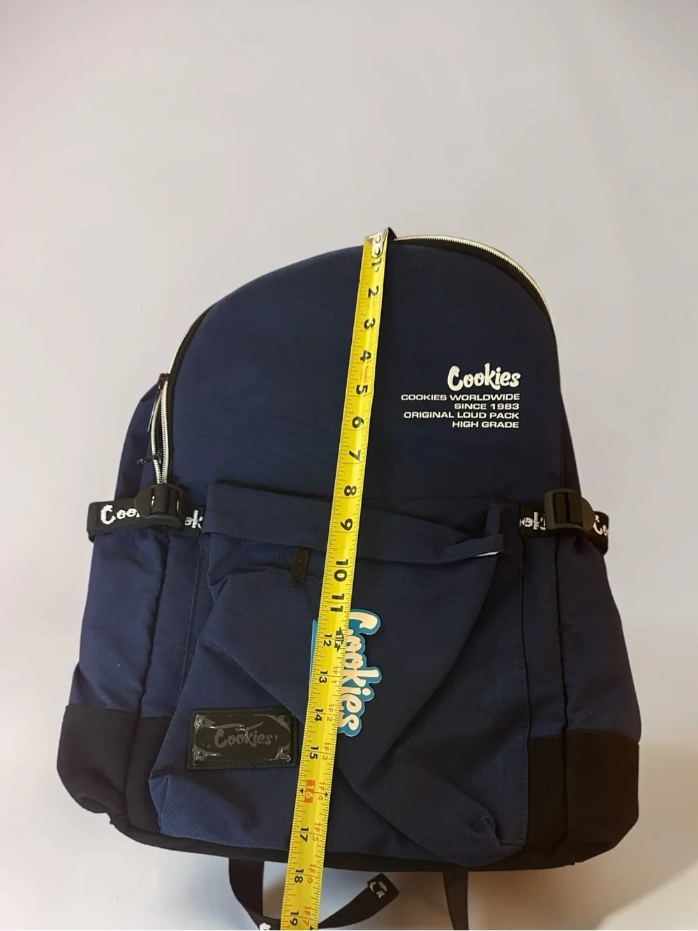 Cookies Smell Proof Backpack Navy/Black Laptop Travel Backpack